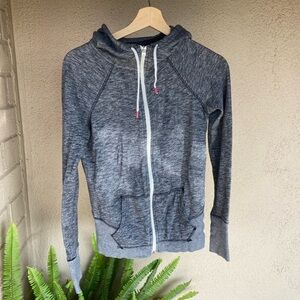 American Eagle Outfitters Gray Zip Up Hoodie -  Women’s Size Small